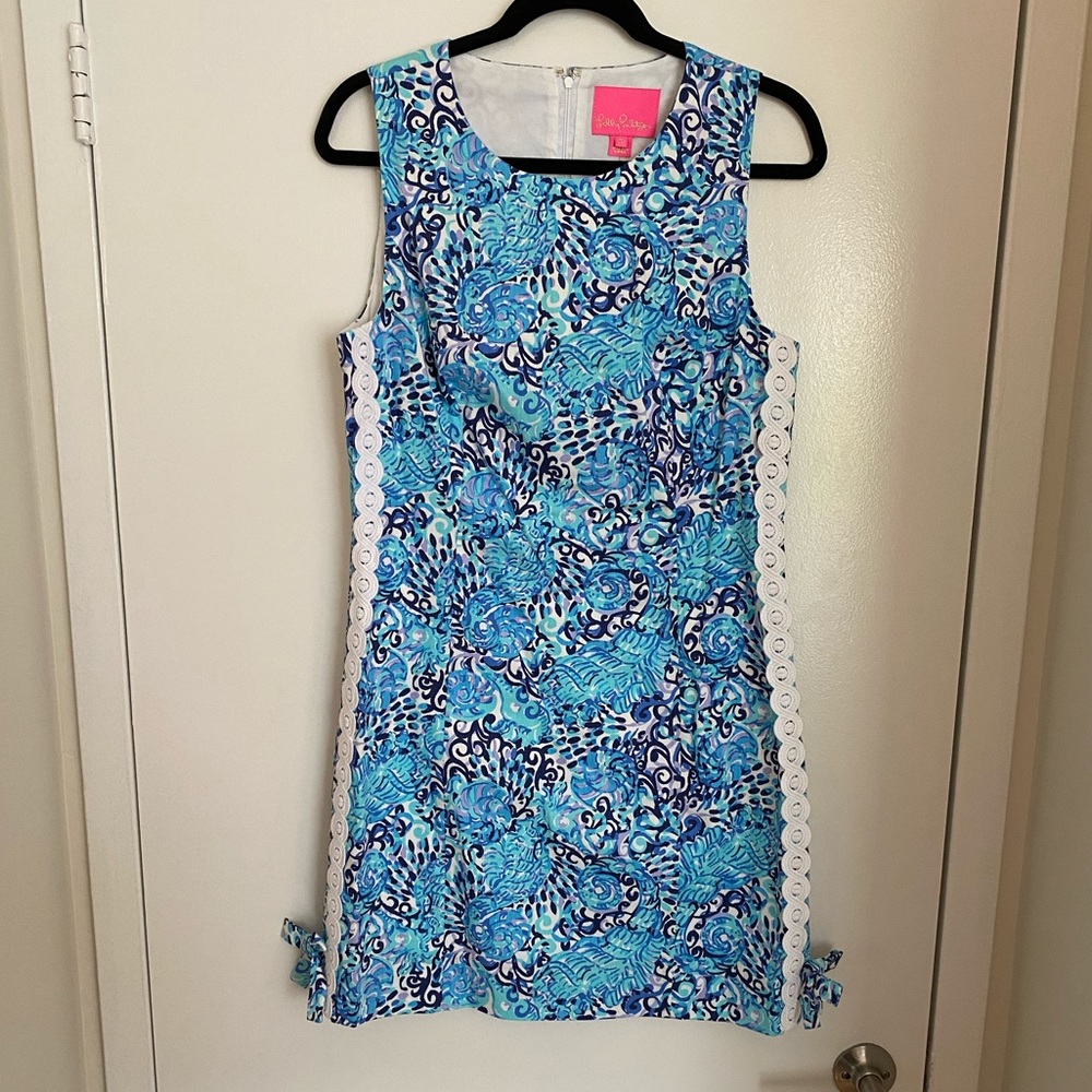 Lilly Pulitzer Mixed Blue and White Mini Dress